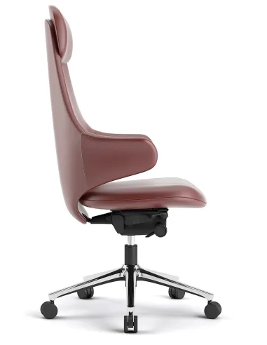 Кресло KRESLALUX AKIRA RED для руководителя, кожаное - купить Киев, Днепр, Одесса, Львов, Харьков