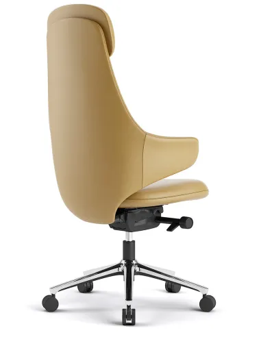 Крісло KRESLALUX AKIRA YELLOW для керівника, шкіряне - купити Київ, Дніпро, Одеса, Львів, Харків
