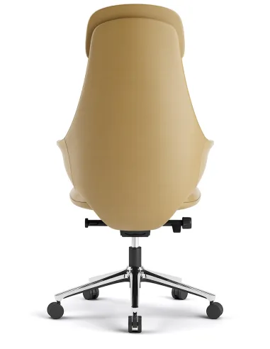 Крісло KRESLALUX AKIRA YELLOW для керівника, шкіряне - купити Київ, Дніпро, Одеса, Львів, Харків