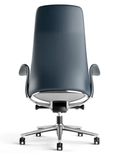 Крісло KRESLALUX PRIME-ON DARK BLUE для керівника, шкіряне - купити Київ,  Дніпро, Одеса, Львів, Харків