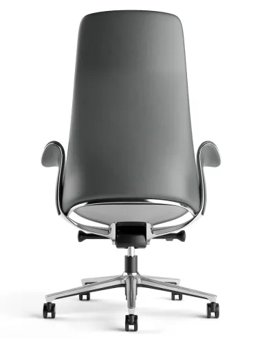 Крісло KRESLALUX PRIME-ON GREY для керівника, шкіряне - купити Київ, Дніпро, Одеса, Львів, Харків