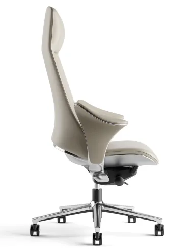 Крісло KRESLALUX PRIME-ON KHAKI для керівника, шкіряне - купити Київ, Дніпро, Одеса, Львів, Харків