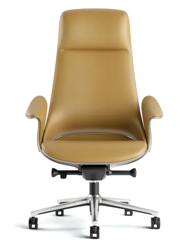 Крісло KRESLALUX PRIME-ON YELLOW для керівника, шкіряне - купити Київ, Дніпро, Одеса Львів, Харків