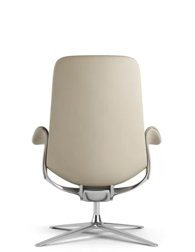 Лаунж-кресло KRESLALUX PRIME-ON-M KHAKI, кожаное - купить Киев, Днепр, Одесса, Львов, Харьков