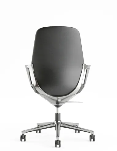 Кресло KRESLALUX VIVELLE GREY, для посетителя, кожаное - купить Киев, Днепр, Одесса, Львов, Харьков