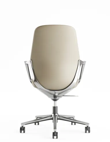 Кресло KRESLALUX VIVELLE KHAKI, для посетителя, кожаное - купить Киев, Днепр, Одесса, Львов, Харьков