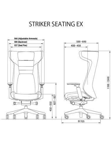 Геймерське крісло OKAMURA STRIKER RED - купити Київ, Дніпро, Одеса, Львів, Харків