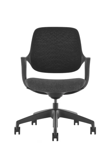 Кресло KRESLALUX NIRO-D01 BLACK, для посетителя- купить Киев, Днепр, Одесса, Львов, Харьков