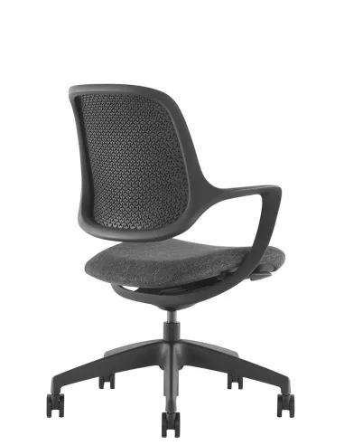 Кресло KRESLALUX NIRO-D01 BLACK, для посетителя- купить Киев, Днепр, Одесса, Львов, Харьков