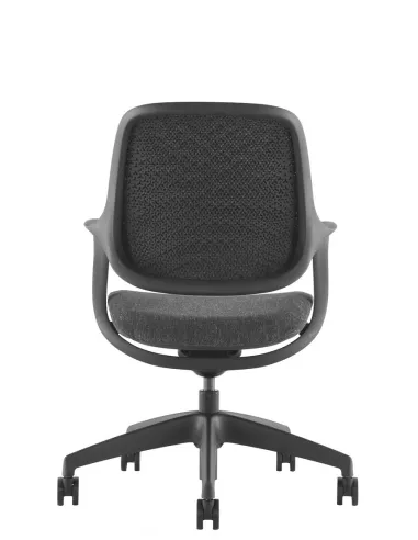 Кресло KRESLALUX NIRO-D01 BLACK, для посетителя- купить Киев, Днепр, Одесса, Львов, Харьков