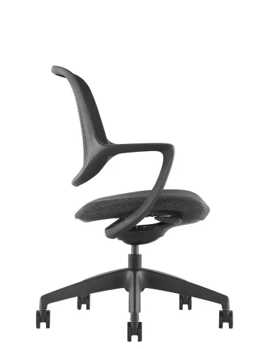 Кресло KRESLALUX NIRO-D01 BLACK, для посетителя- купить Киев, Днепр, Одесса, Львов, Харьков