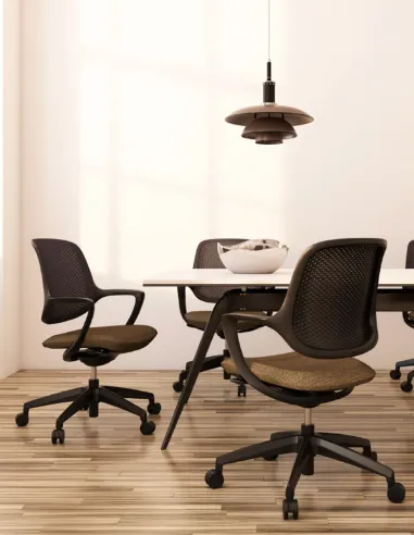 Крісло KRESLALUX NIRO-D01 BLACK, для відвідувача - купити Київ, Дніпро, Одеса, Львів, Харків