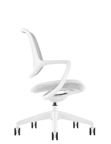 Крісло KRESLALUX NIRO-D02 WHITE, для відвідувача - купити Київ, Дніпро, Одеса, Львів, Харків