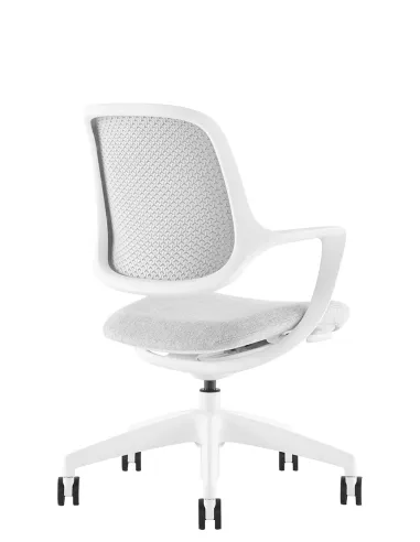 Крісло KRESLALUX NIRO-D02 WHITE, для відвідувача - купити Київ, Дніпро, Одеса, Львів, Харків