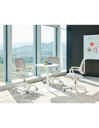 Кресло KRESLALUX NIRO-D02 WHITE, для посетителя - купить Киев, Днепр, Одесса, Львов, Харьков