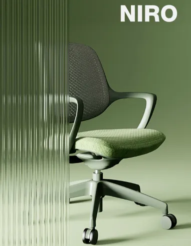 Кресло KRESLALUX NIRO-D34 GREEN, для посетителя - купить Киев, Днепр, Одесса, Львов, Харьков