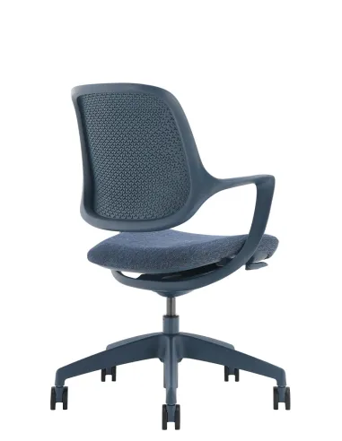 Кресло KRESLALUX NIRO-D36 BLUE, для посетителя - купить Киев, Днепр, Одесса, Львов, Харьков