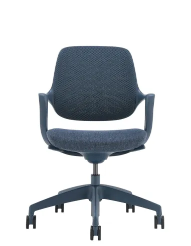 Кресло KRESLALUX NIRO-D36 BLUE, для посетителя - купить Киев, Днепр, Одесса, Львов, Харьков