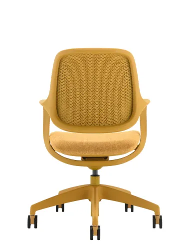 Крісло KRESLALUX NIRO-D37 YELLOW, для відвідувача - купити Київ, Дніпро, Одеса, Львів, Харків