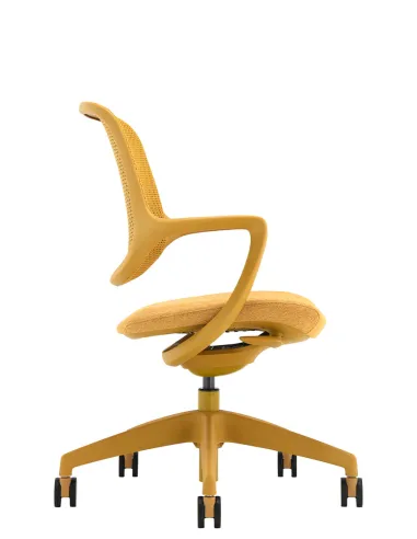 Кресло KRESLALUX NIRO-D37 YELLOW, для посетителя - купить Киев, Днепр, Одесса, Львов, Харьков