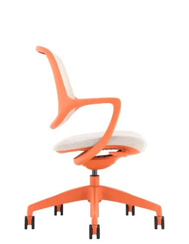 Кресло KRESLALUX NIRO-D38 ORANGE, для посетителя - купить Киев, Днепр, Одесса, Львов, Харьков