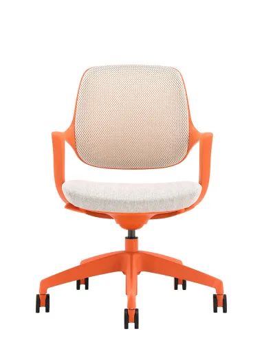 Крісло KRESLALUX NIRO-D38 ORANGE, для відвідувача - купити Київ, Дніпро, Одеса, Львів, Харків