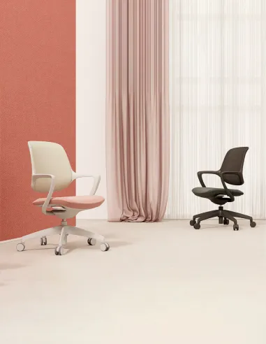 Кресло KRESLALUX NIRO-D39 MOCHA PEACH, для посетителя - купить Киев, Днепр, Одесса, Львов, Харьков