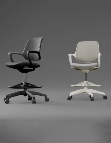 Барне крісло KRESLALUX BARSTOOL NIRO-D01 BLACK - купити Київ, Дніпро, Одеса, Львів, Харків