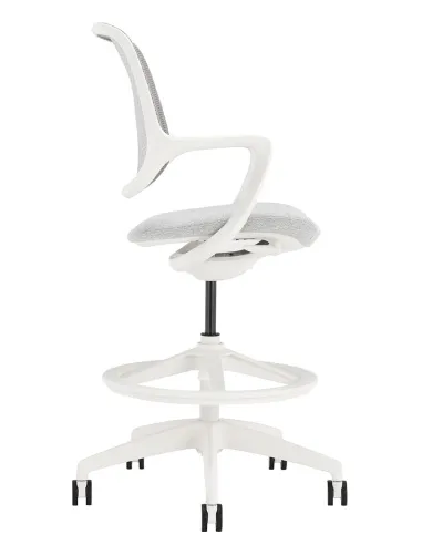 Барное кресло KRESLALUX BARSTOOL NIRO-D02 WHITE - купить Киев, Днепр, Одесса, Львов, Харьков