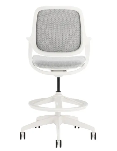 Барне крісло KRESLALUX BARSTOOL NIRO-D02 WHITE - купити Київ, Дніпро, Одеса, Львів, Харків