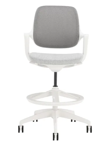Барное кресло KRESLALUX BARSTOOL NIRO-D02 WHITE - купить Киев, Днепр, Одесса, Львов, Харьков
