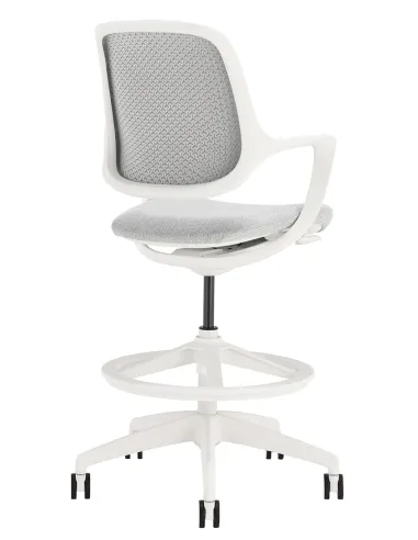 Барне крісло KRESLALUX BARSTOOL NIRO-D02 WHITE - купити Київ, Дніпро, Одеса, Львів, Харків