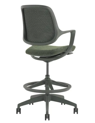 Барне крісло KRESLALUX BARSTOOL NIRO-D34 GREEN - купити Київ, Дніпро, Одеса, Львів, Харків