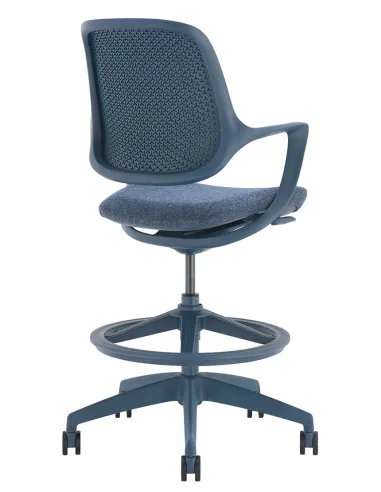 Барне крісло KRESLALUX BARSTOOL NIRO-D36 BLUE - купити Київ, Дніпро, Одеса, Львів, Харків
