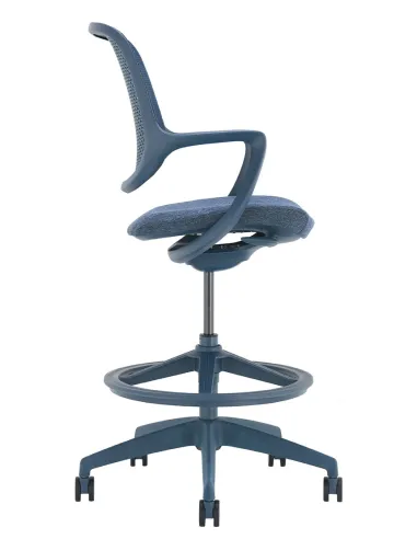 Барное кресло KRESLALUX BARSTOOL NIRO-D36 BLUE - купить Киев, Днепр, Одесса, Львов, Харьков
