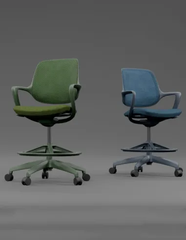 Барне крісло KRESLALUX BARSTOOL NIRO-D36 BLUE - купити Київ, Дніпро, Одеса, Львів, Харків