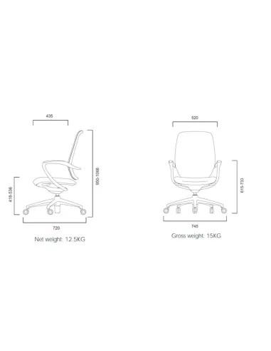 Конференц-кресло KRESLALUX HIME HM02P - купить Киев, Днепр, Одесса, Львов, Харьков