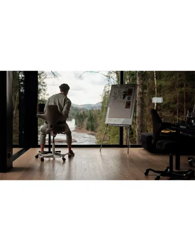 Кресло HAG CAPISCO 8107 ALL BLACK, эргономичное - купить Киев, Днепр, Одесса, Львов, Харьков