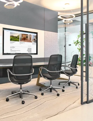 Конференц-кресло KRESLALUX HIME HM02P - купить Киев, Днепр, Одесса, Львов, Харьков