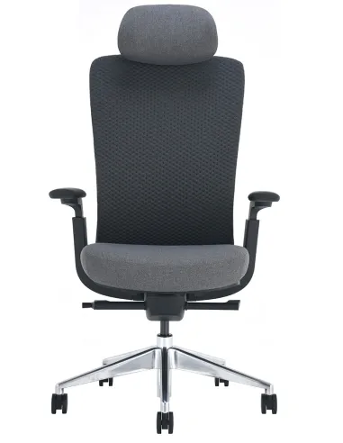 Кресло KRESLALUX NEZA BLACK/GREY - купить Киев, Днепр, Одесса, Львов, Харьков