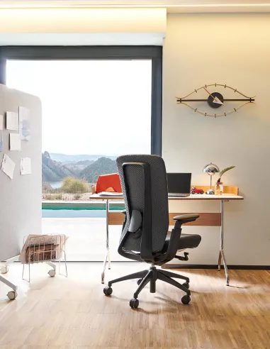 Крісло KRESLALUX NEZA BLACK/GRE - купити Київ, Дніпро, Одеса, Львів, Харків