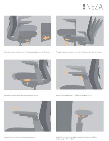 Крісло KRESLALUX NEZA BLACK/GRE - купити Київ, Дніпро, Одеса, Львів, Харків