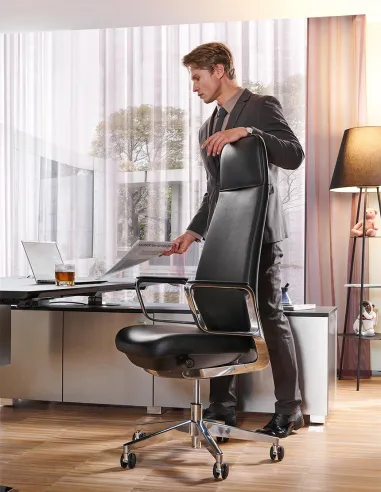 Крісло KRESLALUX TOVO TV01P, шкіряне - купити Київ, Дніпро, Одеса, Львів, Харків