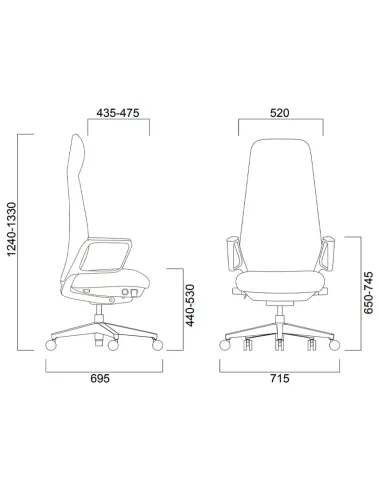 Крісло KRESLALUX TOVO TV01B, тканинне - купити Київ, Дніпро, Одеса, Львів, Харків