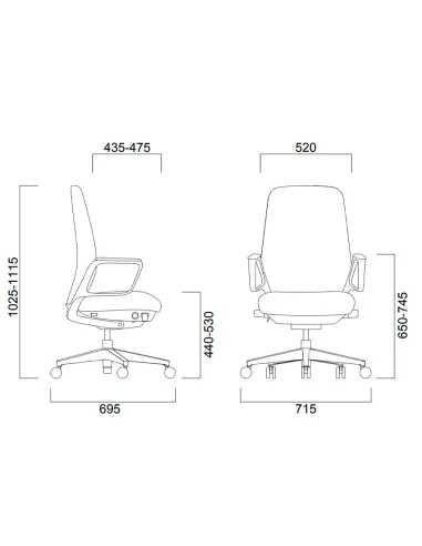 Кресло KRESLALUX TOVO TV02B, тканевое - купить Киев, Днепр, Одесса, Львов, Харьков
