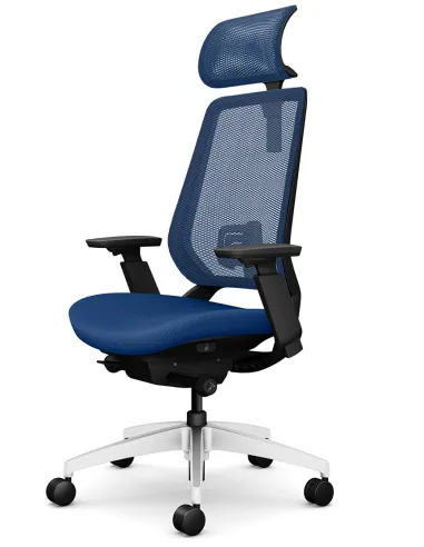 Кресло OKAMURA ABILIS CB MEDIUM BLUE для оператора - купить Киев, Днепр, Одесса, Львов, Харьков