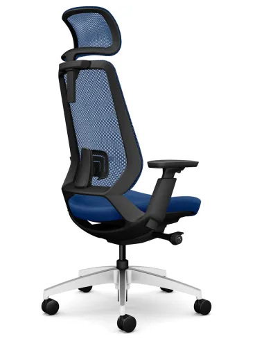 Крісло OKAMURA ABILIS CB MEDIUM BLUE для оператора - купити  Київ, Дніпро. Одеса, Львів, Харків