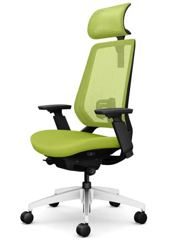 Кресло OKAMURA ABILIS CB LIME GREEN для оператора - купить Киев, Днепр, Одесса, Львов, Харьков