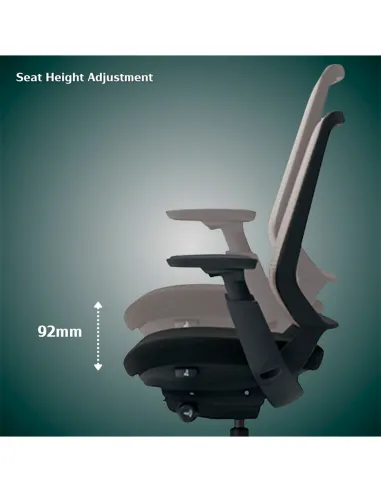 Кресло OKAMURA ABILIS CB LIME GREEN для оператора - купить Киев, Днепр, Одесса, Львов, Харьков