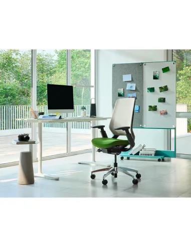 Крісло OKAMURA ABILIS CB LIME GREEN для оператора - купити Київ, Дніпро, Одеса, Львів, Харків